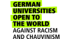 German universities open to the world - against racism and chauvinism